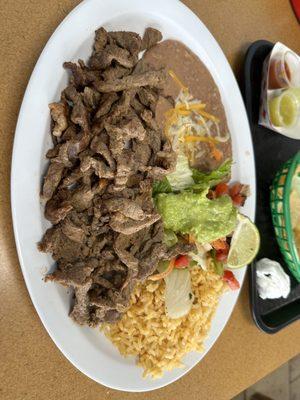 Carne Asada Plate