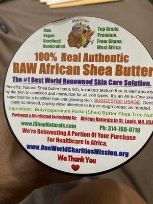 Raw Shea Butter