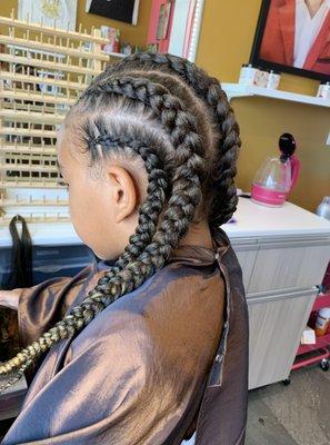 Cornrow Braid Hairstyle