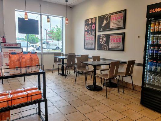 Seating Area at Dunkin Halethorpe Lansdowne Station