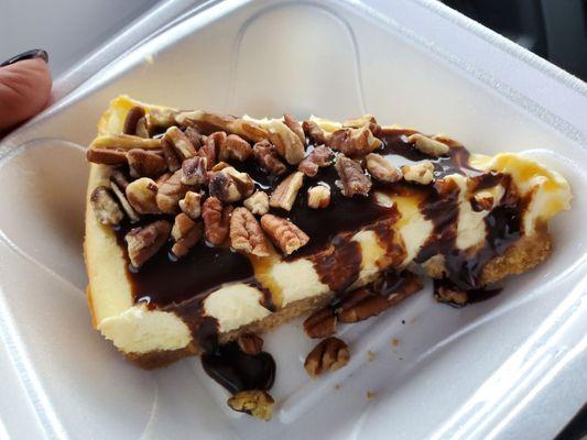 The turtle cheesecake