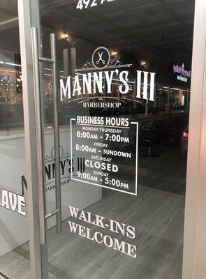 Mannys 3 barbershop