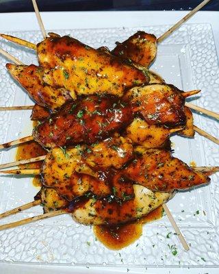 Chicken skewers