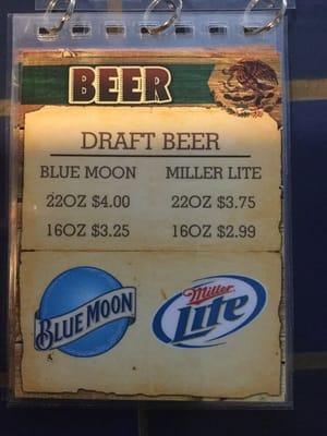 Draft beer specials