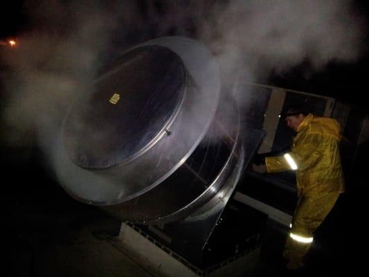 Kitchen Exhaust Hood and Fan Deep cleaning