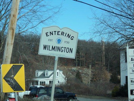 Entering Wilmington from Woburn.