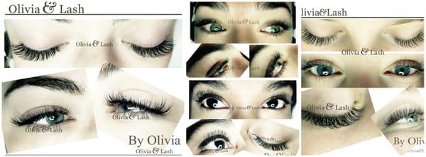 eyelash collage The LashStandard by Olivia&Lash