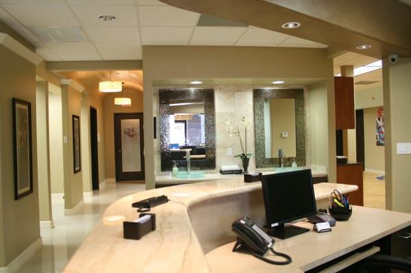 Reception area