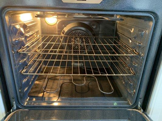 I love a clean oven!