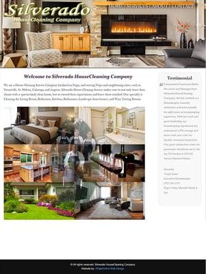 Silverado HouseCleaning Company Website