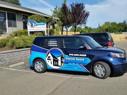 Our Rocklin Office and Working Car