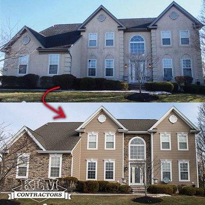 Before/After in Furlong, PA! Check out our showcase at http://www.klmcontractors.com/showcase