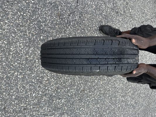 Would you drive on this tire, Steve?  Would you rent this to your neighbor?