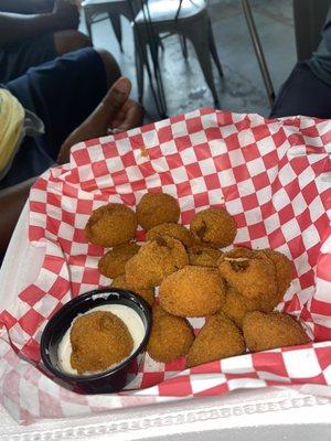 Fried mushrooms