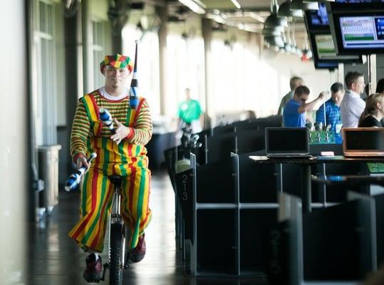 Unicycle Juggler