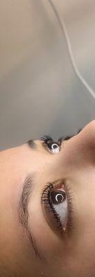 Lash lift and tint by Danielle F