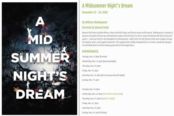 Villanova Theater -- A Midsumme Night's Dream (tip - half-price tix on PhillyFunGuide through Funsavers for limited time!)