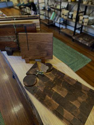 Locally made cutting boards