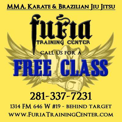 Dickinson and League City MMA, Karate, BJJ Call us for a FREE TRIAL