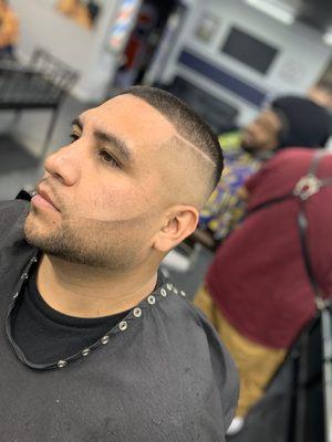 Nice fades and crispy beard line ups