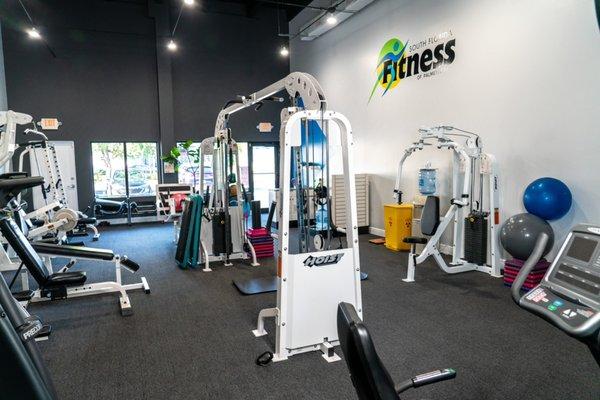 Private personal training studio