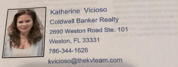 Katherine Vicioso - Coldwell Banker Realty