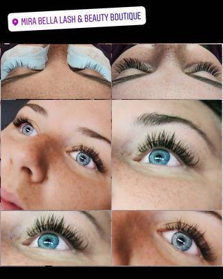 100% Happy Lash Beauty! Fully Customized Hybrid Lash Extensions ... Wanting A More Natural Look