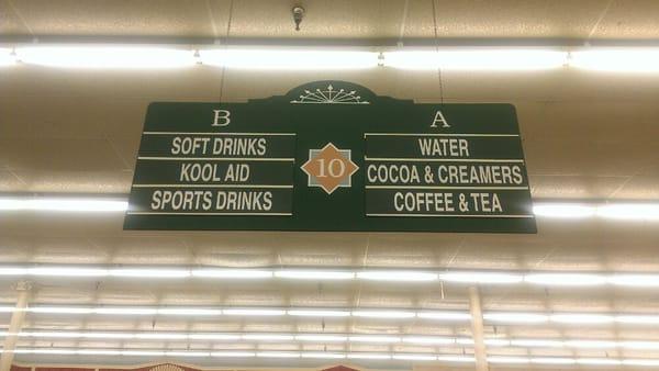 Soda aisle