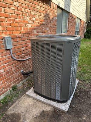 New Trane XR 16 A/C unit