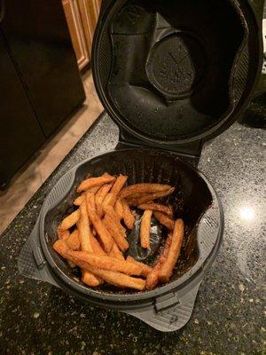 This was the fries right when we opened them.