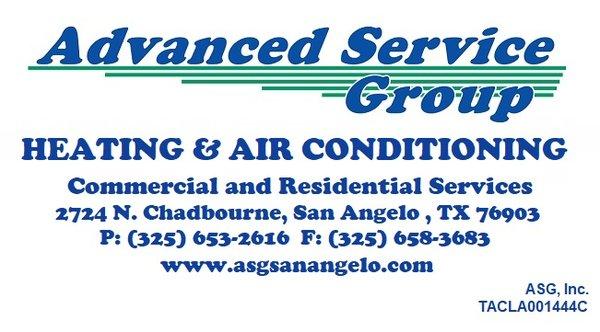 Call today for all of your commercial and residential HVAC needs! 325-653-2616