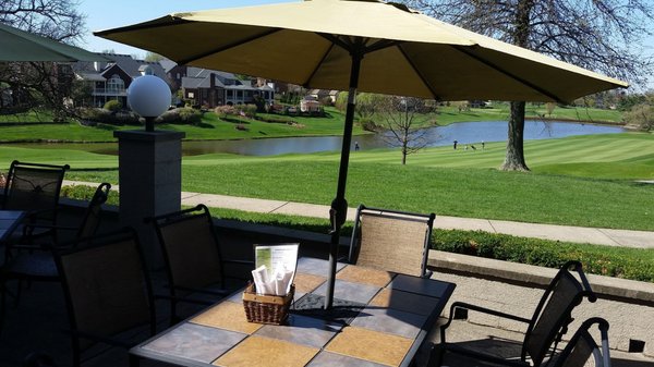 View of the course from the Veranda.