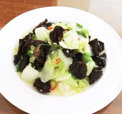 #63 Stir Fried Black Fungus & Cabbage $11.99