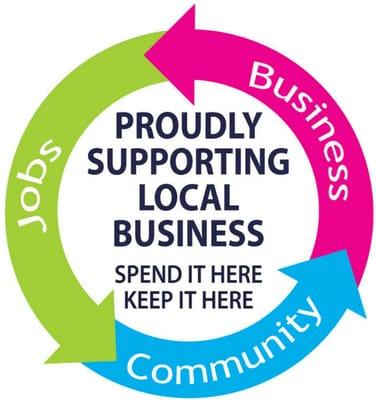 Spend it local, keep it local. Need printing but short on cash? Call us now well see what we can do to get your project started!