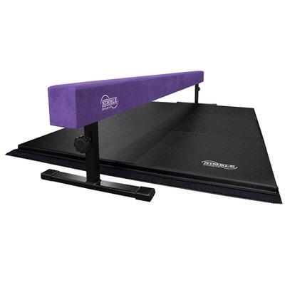 Adjustable Height Balance Beam with a Folding Mat. Many color options available.