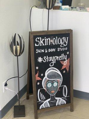 Skinology sign