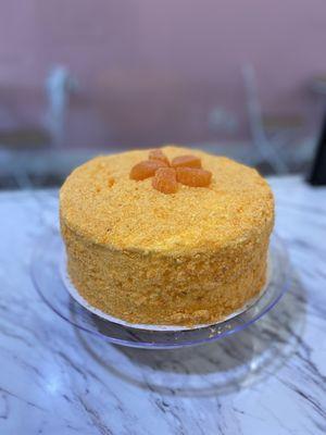 Orange creamsicle cake.