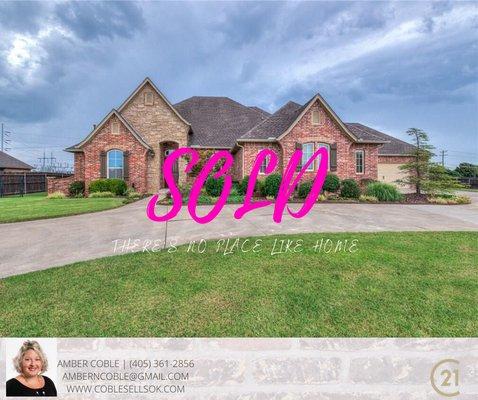 Talk about a gorgeous home with a large backyard! Sold in Choctaw - Buyers Agent