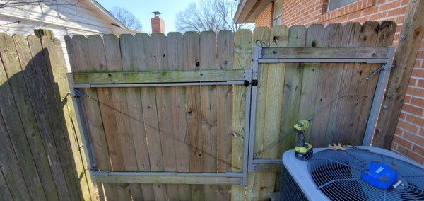 Gate repair back