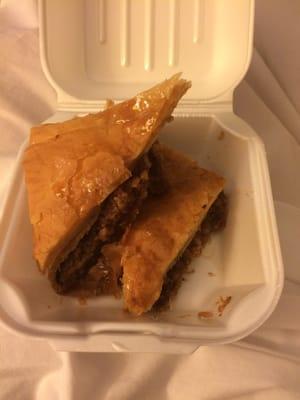 Baklava was so big! So delish. 4 out of 5 stars.