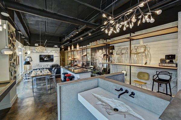 Our showroom, located in the Southend Design District, Charlotte.