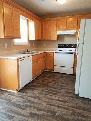 All apts come with dishwasher, electric stove and refrigerator with icemaker