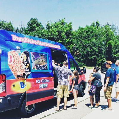 Corporate occasions are always fun, ice cream trucks bring joy and smiles to everyone