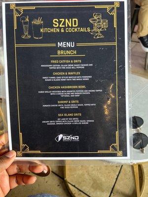 Brunch Menu