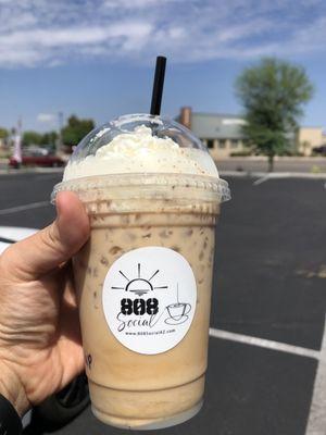 White chocolate snickerdoodle latte. Sooooo good!