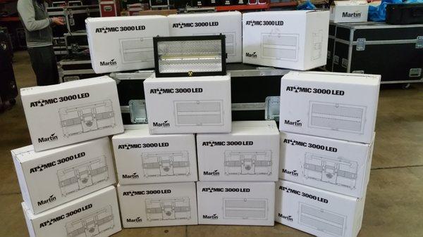 New Martin Atomic 3000 LED Strobe in Rental Inventory