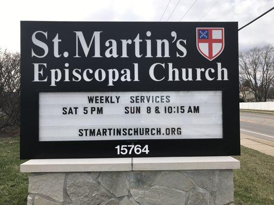 St. Martin's Episcopal Church: 15764 Clayton Road, Ellisville, MO 63011, 636-227-1484