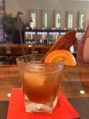 Maple bacon old fashioned