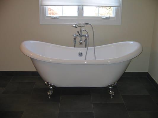 All Around Plumbing, Inc.
 Freestanding slipper tub