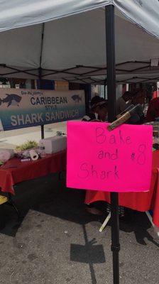 Eve & Johnny's Caribbean Style Shark Sandwich